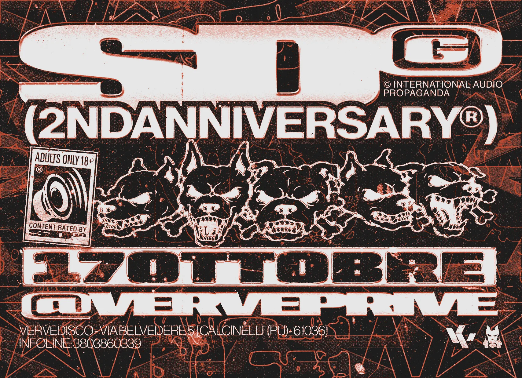 Preview 2econd Anniversary — Radical, Zyrtck, Recio, Burt al Verve Privè di Calcinelli